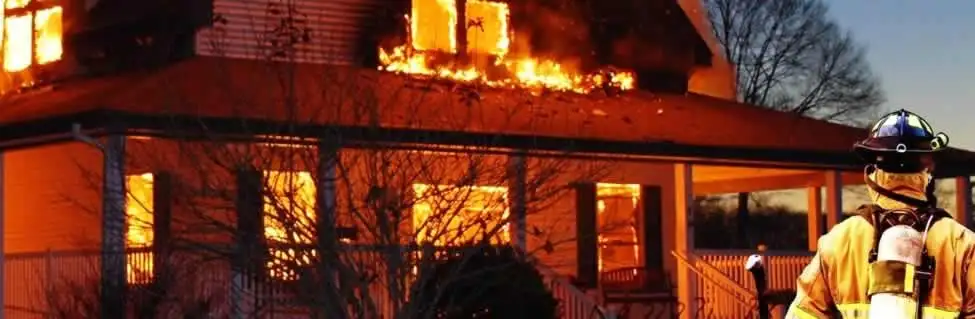 fire damage repair emergency response at a residential property affected by an active house fire in Houston, TX